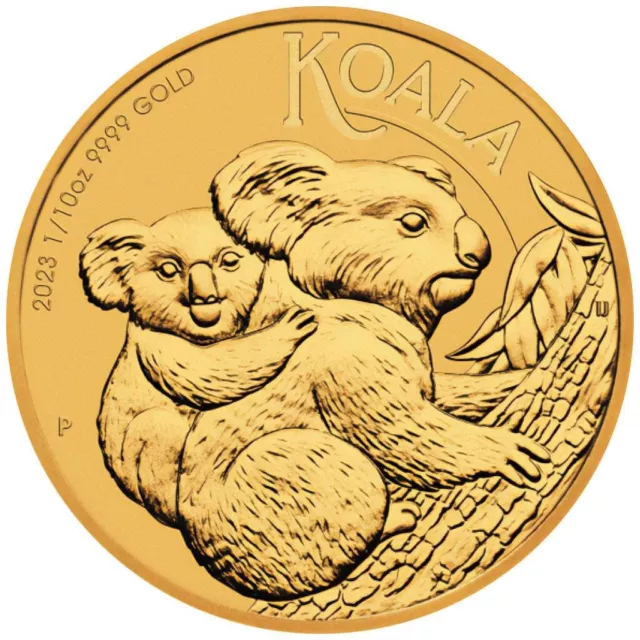 Goldmünze Koala 2023 - Australien - Anlagemünze - 1/10 Oz ST 2