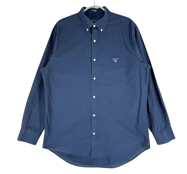 Chemise Vintage Façonnable Années 90 - Coton Gratté, Vert à Carreaux, Taille M Coupe Large - Parfait état