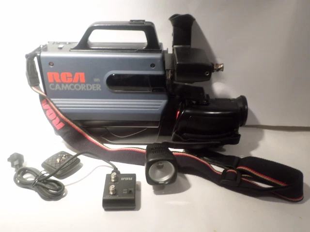 Videocámara RCA VHS, con estuche