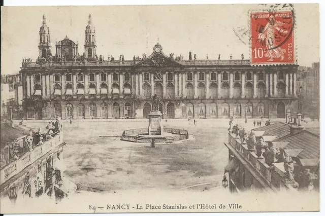 CPA 54- Nancy - La Place Stanislas And L'Hotel City