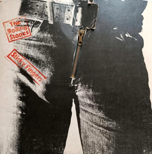 THE ROLLING STONES Sticky Fingers LP Vinyl 1979 im Zip Cover NEUWERTIG RAR