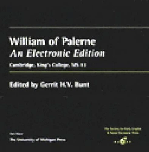 William of Palerne (SEENET: Society for Early English & Norse Electronic Texts