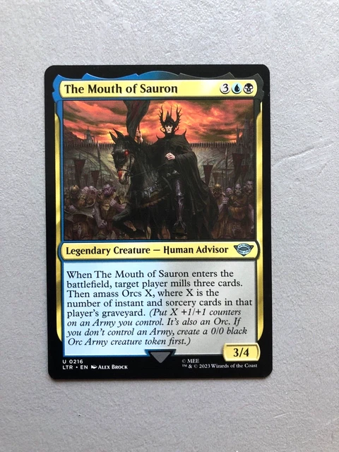 MTG LORD OF the Rings Mouth of Sauron NM EUR 1,00 - PicClick FR
