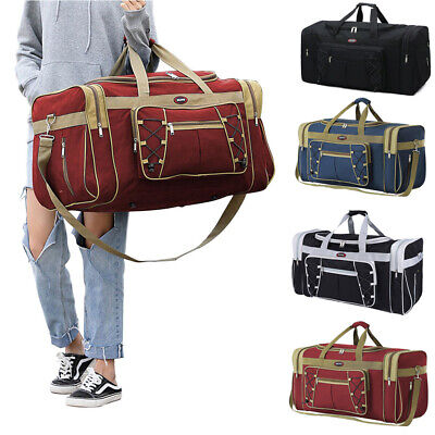 72L Men Women Duffle Bag Carry Handbag Luggage Travel Gym Tote Overnight Bag