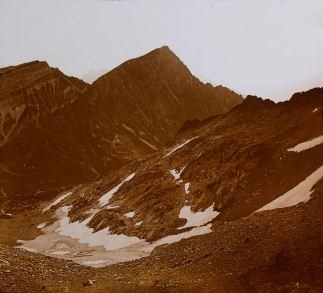 photo, stéréo view, Swiss, Le Luisin, vue stéréoscopique, plaque verre 6x13 cm
