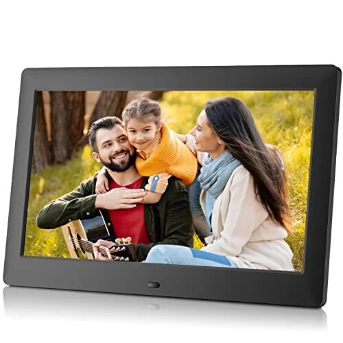 Dhwazz 10.1 Inch USB Digital Picture Frame, Non-WiFi SD Card Smart Photo Fram...