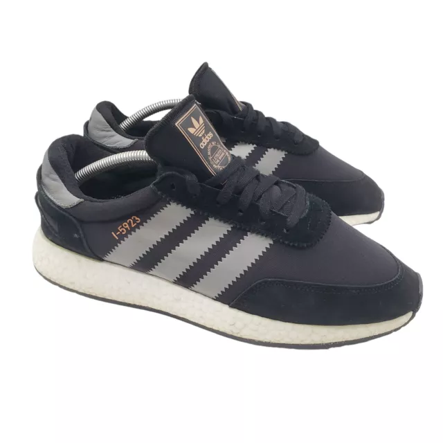 ADIDAS Mens 'Iniki Runner' Black/Gray Running Shoes Retro Sneakers Size 10.5 M