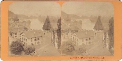 panorama Kodak 6x18 Tirage ci refuges Vintage print vallée du Trient Suisse 