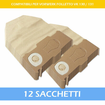 SET 6 Sacchi / Sacchetti VK130 6 Profumini per aspirapolvere Vorwerk Folletto Kobold VK 130 131 SC VK131 