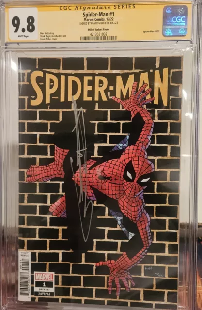 Spider-Man #1 1:50 Miller Variant CGC SS 9.8 Signed by Frank Miller