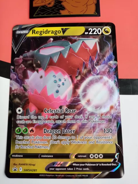 Regidrago V SWSH281 - Black Star Promo - JUMBO/OVERSIZED Pokemon Card