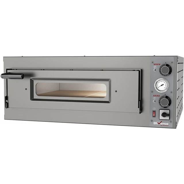 Gastro Pizzaofen Backofen 1 Etage Pizzastein Ofen Pizzabackofen elektrisch 4,7kW