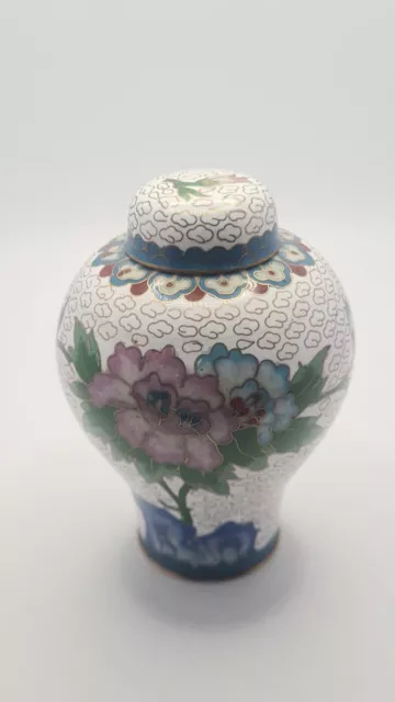 China Cloisonne Vase  Deko Handarbeit bunte Ornamente AA-30-5 8*10,5cm