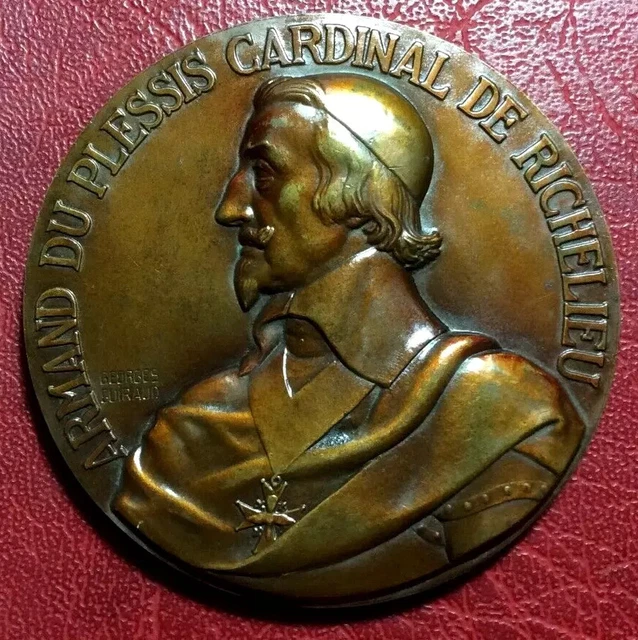 Médaille Rare Gloire De La Marine 1935 - Bronze Signé Georges Guiraud - Époque XXème