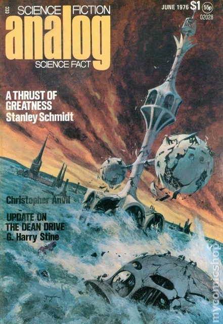 Analog Science Fiction/Science Fact Vol. 96 #6 VG- 3.5 1976 Stock Image