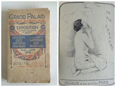 GRAND PALAIS Ancien Catalogue d'Exposition 1919 au profit des oeuvres de guerre