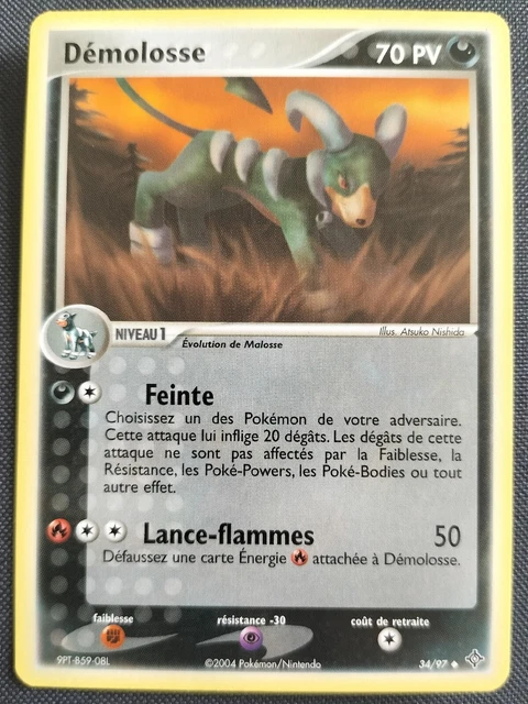 Carte Pokémon Démolosse 34/97 Bloc Ex: Dragon Fr Near Mint