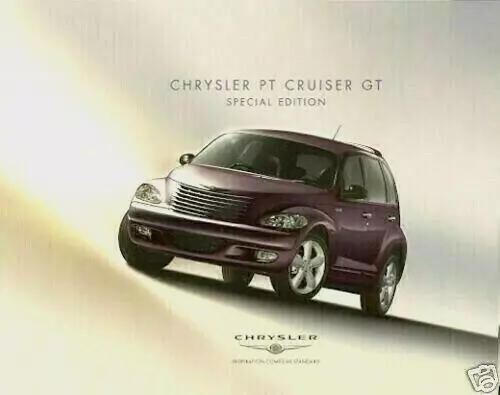 Chrysler PT Cruiser GT 2.4 Limited Edition 2004-05 UK Single Sheet Brochure