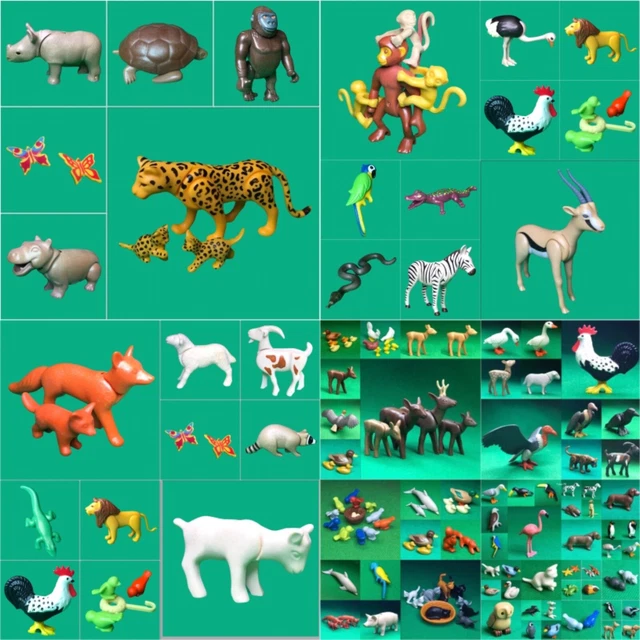 Set Di Figurine Di Animali - Marini, Selvatici, Da Fattoria E Dinosauri 48 Pz 1