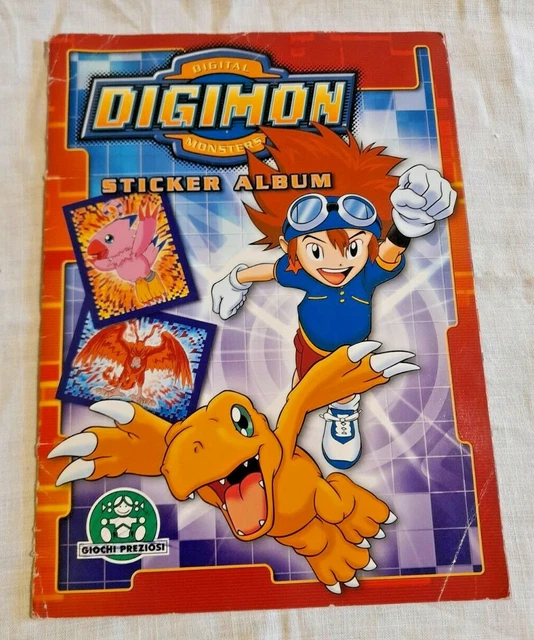 ALBUM FIGURINE GIOCHI Preziosi DIGIMON Digital Monsters Non Completo ...