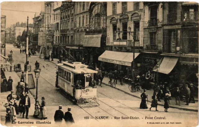 CPA NANCY - Rue St-DIZIER - Central Point (385997)