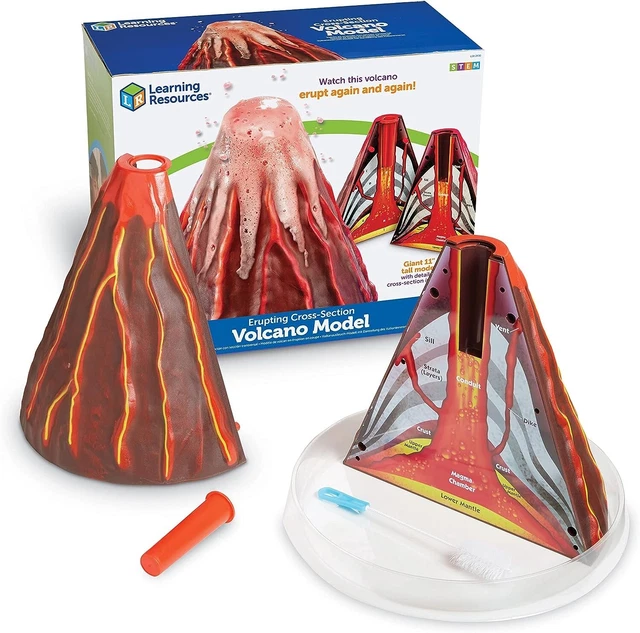 LEARNING RESOURCES ERUPTING Volcano Model **Please read description** £ ...