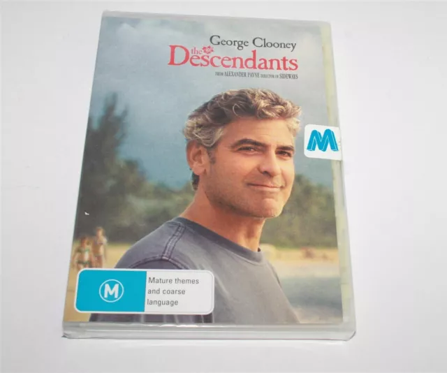 The Descendants DVD 2011 Brand New & Sealed George Clooney Region 4 PAL