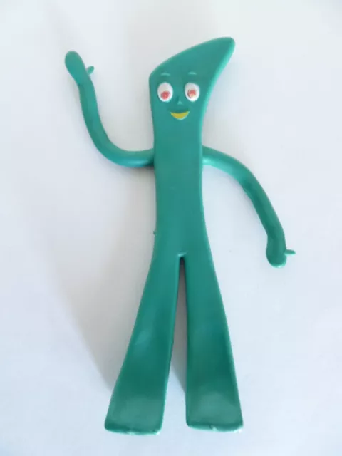 Vintage Gumby Action Figure 1980's Jesco Flexible Green Rubber Toy