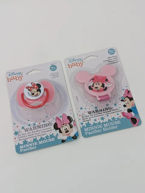Baby Infant gift set: Disney Minnie Mouse with cover + Holder