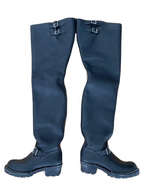 Wesco Wesco Harley Bike Américain Décontracté Kimutaku Rouge Bois Marron Homme Bottes 