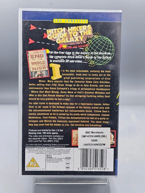 Doug Tv Programme THE COMPLETE HITCH Hikers Guide to the Galaxy - Douglas Adams - BBC ...