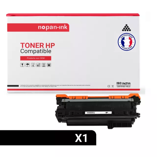 Toner x1- CE400XCE250X (Noir) - Compatible pour HP