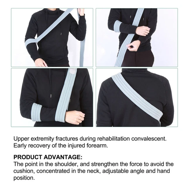 Forearm Arm Sling Shoulder Immobilizer Orthopedic Fracture Support Strap GDT