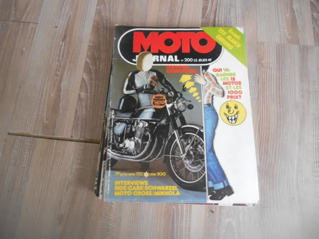 Revue Moto Journal 200 Janvier  1975