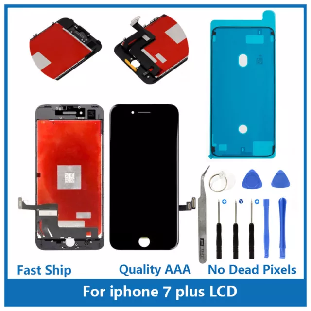 iPhone 7 Plus 5.5" Replacement 3D Touch Screen LCD Digitizer Display Black Tools