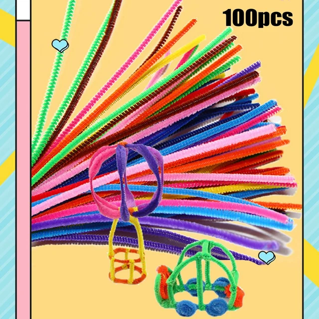 Juego de limpiador de tuberías artesanales surtido creativo accesorios hágalo usted mismo 100 piezas