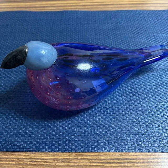 IITTALA OIVA TOIKKA American Kestrel MOG 2017 Limited 300 Glass
