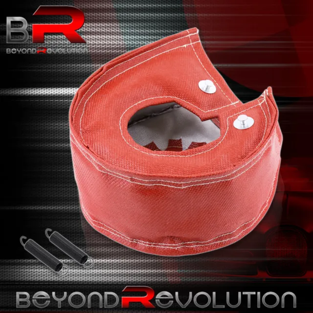 For BMW E92 Turbo Charger Heat Shield Blanket Cover Wrap Red T4 GT30 GT32 GT40