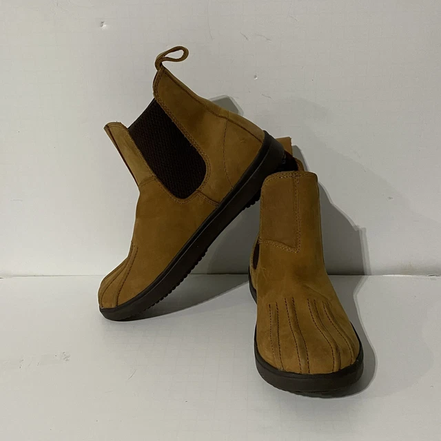 BARBOUR WOMENS US Size 6 Brown Chelsea Boots Ankle Leather Shoes Beige