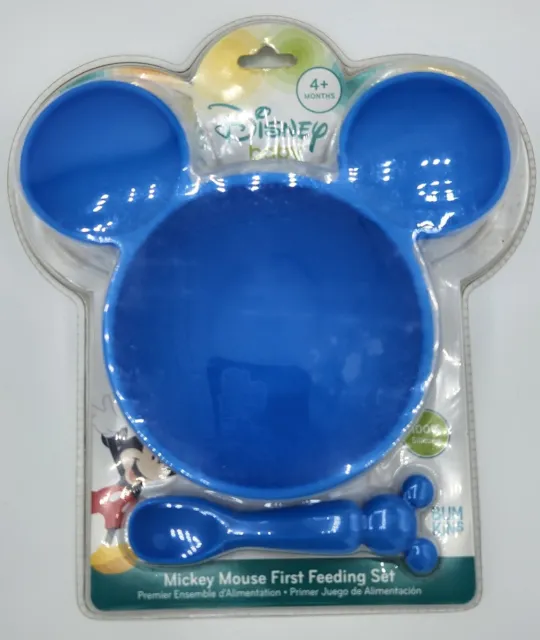 Disney Babies Mickey Mouse First Feeding Suction Bowl and Spoon by Bumkins