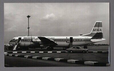 Mna Merpati Nusantara Airlines Vickers Vanguard Large Vintage Photo Indonesia 2