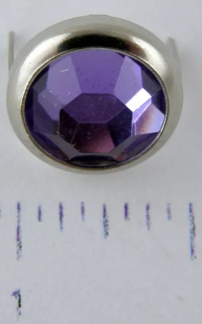 Jewel Spots 1/2" - Lilac Rhinestone - Pkg/100 - Hide Crafter Leather #8851-00