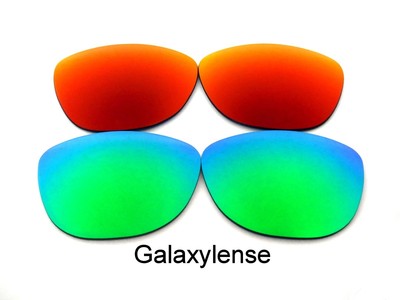 Jupiter Galaxy Rechange Lentilles Pour Oakley Rapide Veste XL Black&blue&green&gold 4 Ps 