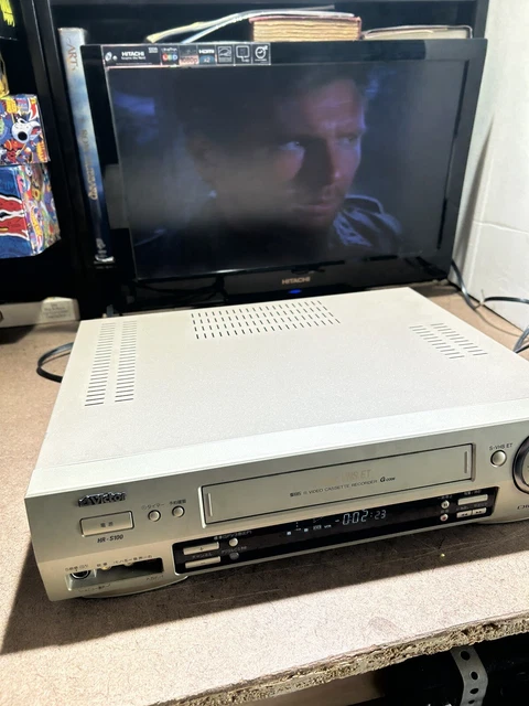 Rare Victor JVC HR-S100 Super VHS Deck VCR Japanese Used Needs Repair
