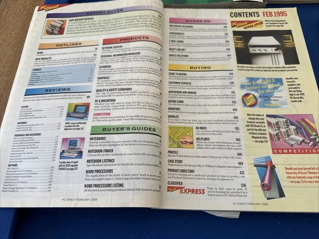 5 VINTAGE PC DIRECT Magazines From 1990s £16.15 - PicClick UK
