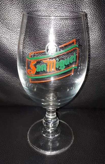 Rare Collectable San Miguel 250Ml Beer Glass In Good Used Condition