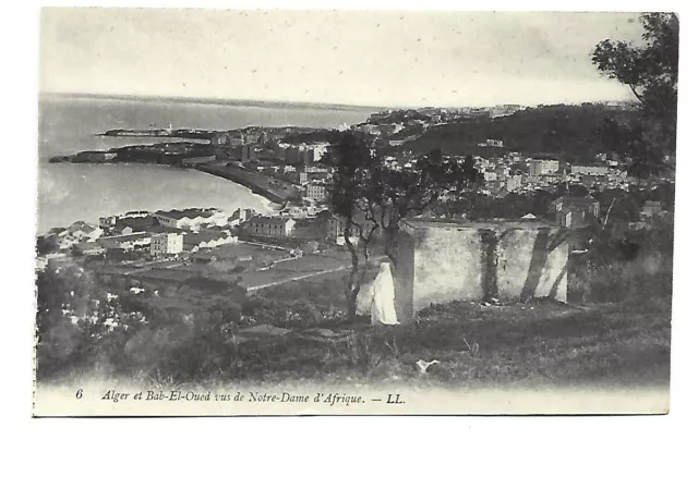 Algerie  Alger Et Bab El Oued Vue De Notre Dame D Afrique