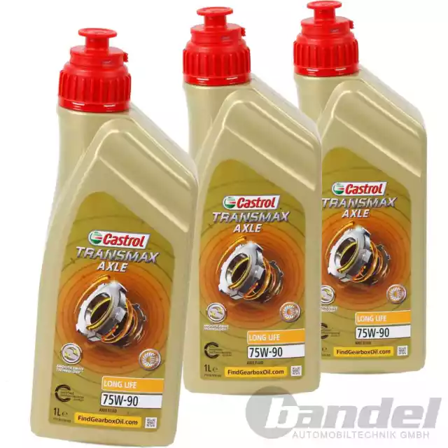 3L CASTROL TRANSMAX AXLE LONGLIFE 75W-90 GL-5 DIFFERENTIALÖL passend für BMW