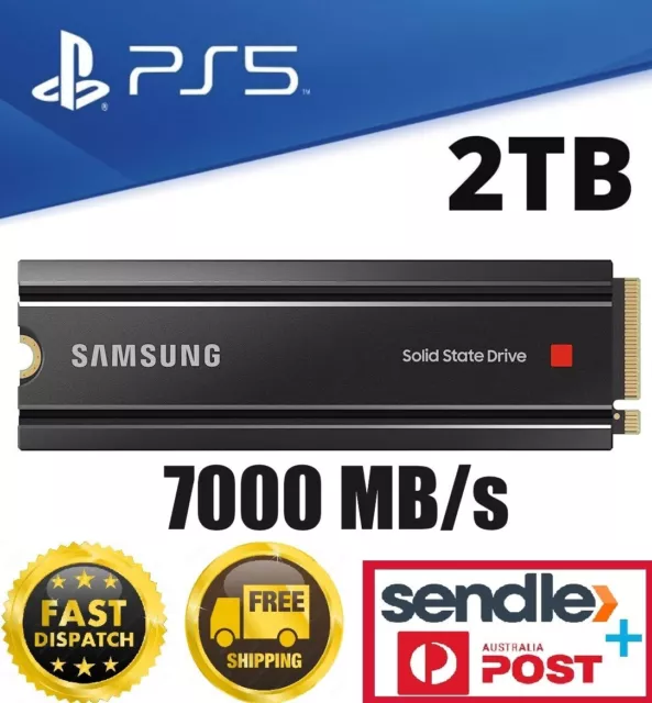 Samsung 980 PRO 2TB SSD with Heatsink - Gaming PC PS5 PlayStation 5 - BRAND NEW