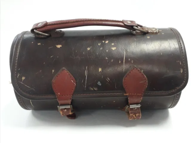 Bowling Bowls Se Of 2 Bias 2 Y Sign & JH Printed On  In Leather Case